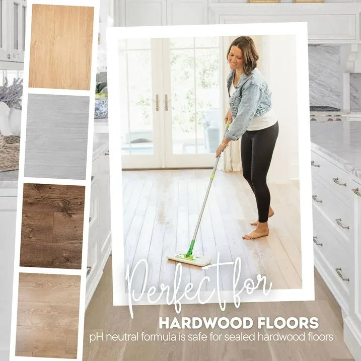 Wholesale Price with free shipping across the USA for Quick Shine Hardwood Floor Luster, Pfas-Free Formula Floor Polish with Plant-Derived Carnauba 27oz - Manji Distributors