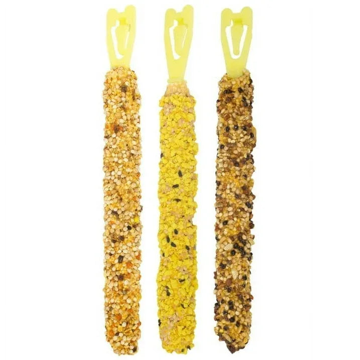 Wholesale Price with free shipping across the USA for MENU Treat Sticks for Canary/Finch/Parakeet Vrty Pk 2.5 oz- 3 Sticks - Manji Distributors