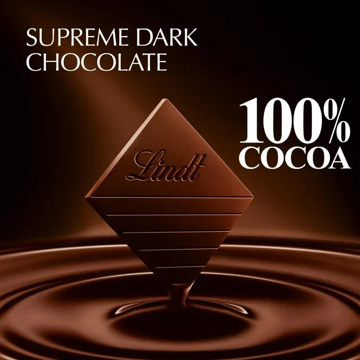 Wholesale Price with free shipping across the USA for Lindt Excellence, Dark Chocolate, 100% Cocoa, Candy Bar, 1.7 oz, Bar - Manji Distributors