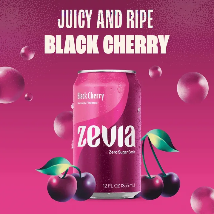 Wholesale Price with free shipping across the USA for Zevia Zero Sugar, 0 Calorie Variety Soda, 12 fl oz, 8 Pack Cans - Manji Distributors