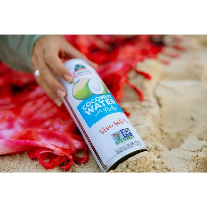 Wholesale Price with free shipping across the USA for (12 pack) Jarritos Coconut Water Original, 17.5 fl oz (520 ml) Can, 1 count - Manji Distributors