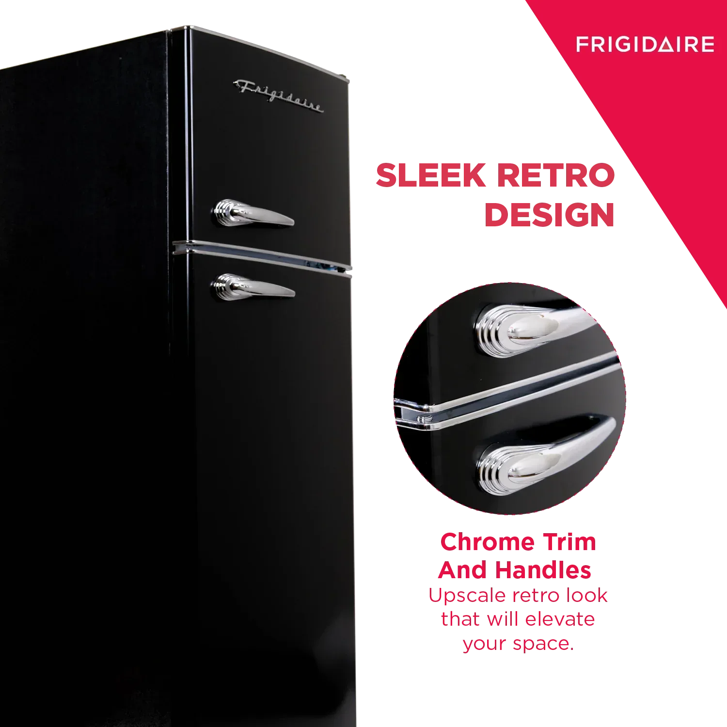 Wholesale Price with free shipping across the USA for Frigidaire, 7.5 Cu. ft. Top Mount Retro Refrigerator, Black - Manji Distributors