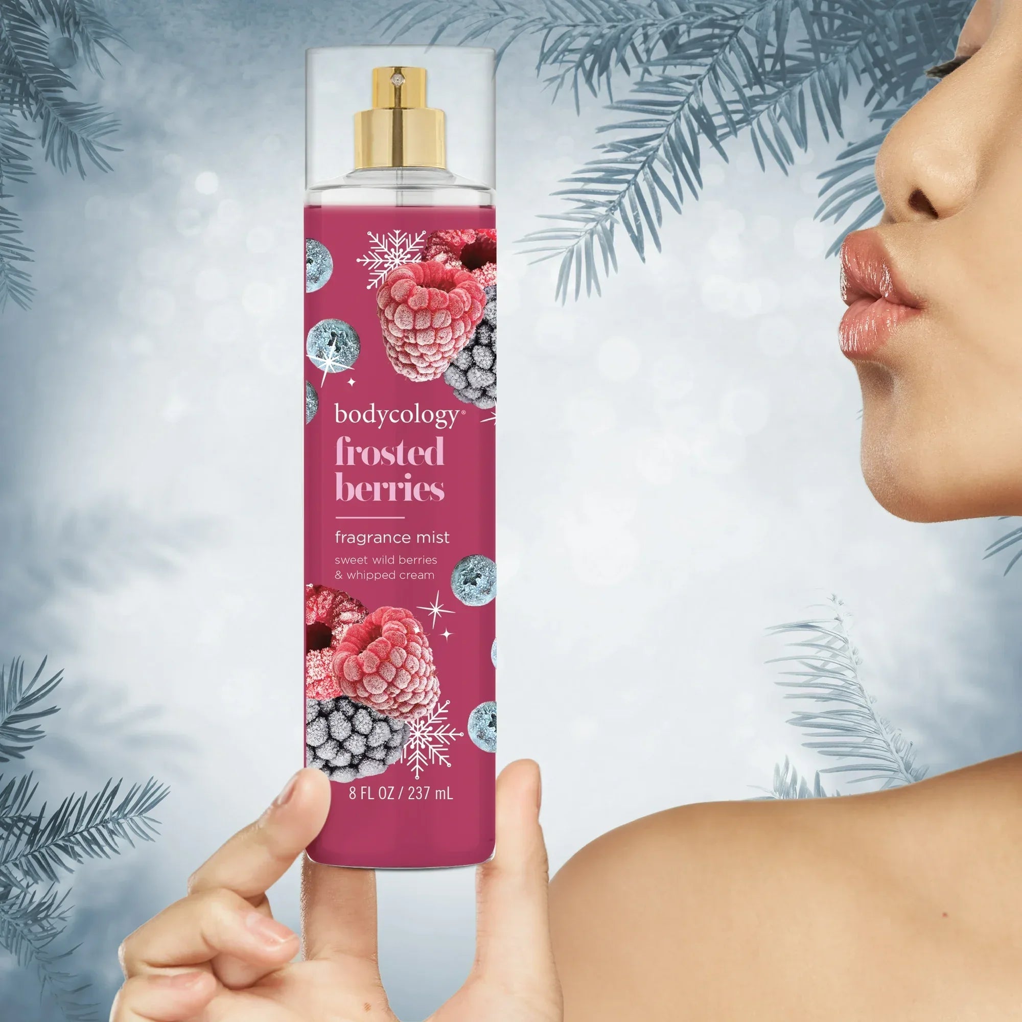 Wholesale Price with free shipping across the USA for Bodycology Fragrance Body Mist, Frosted Berries, 8 fl oz - Manji Distributors