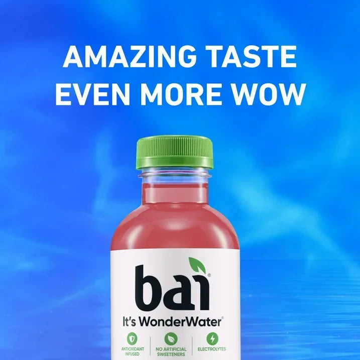 Wholesale Price with free shipping across the USA for Bai Simbu Strawberry Antioxidant Infused Water Beverage, 14 fl oz, 6 Pack Bottles - Manji Distributors