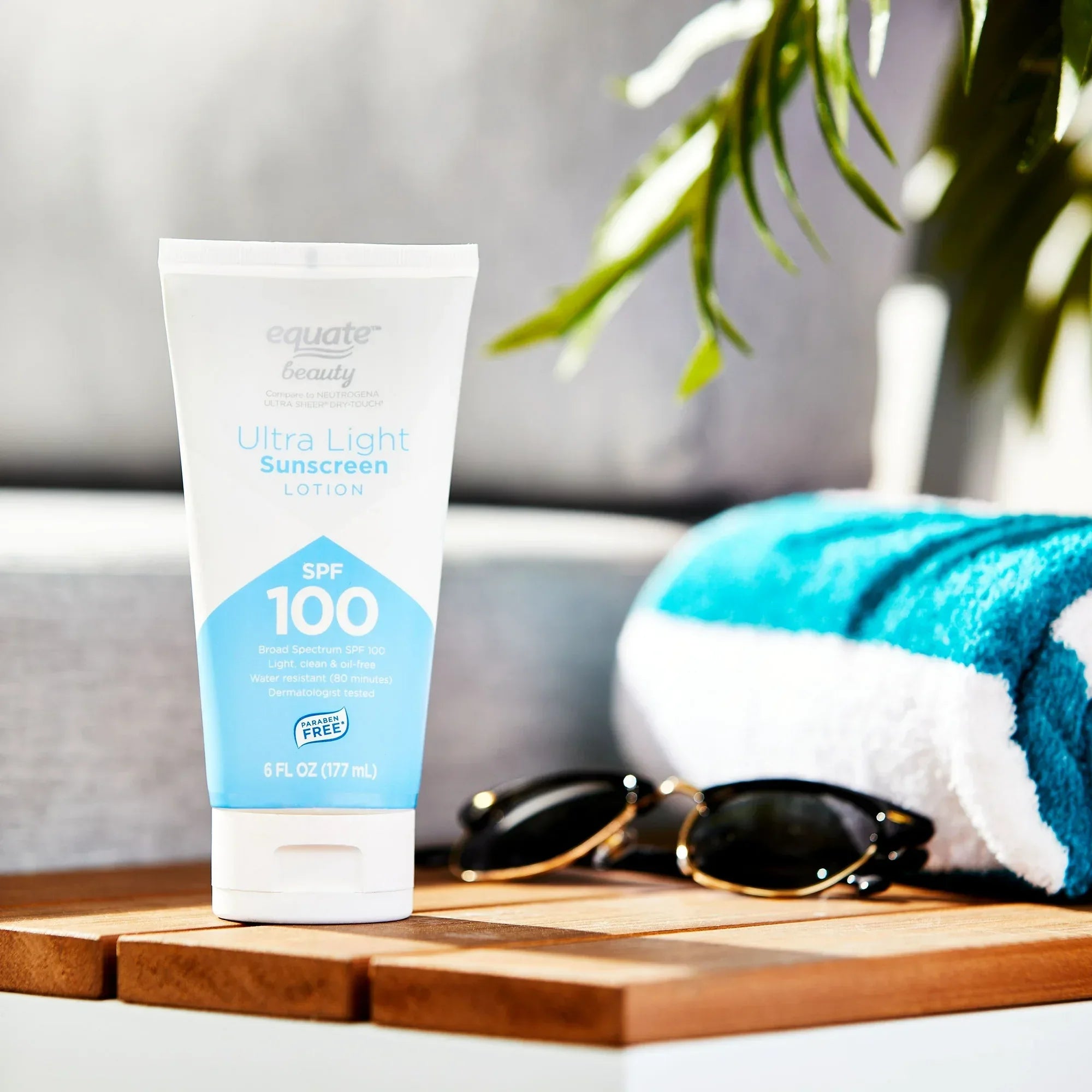 Wholesale Price with free shipping across the USA for Equate Ultra Light Sunscreen Lotion, SPF 100, 6 fl oz - Manji Distributors