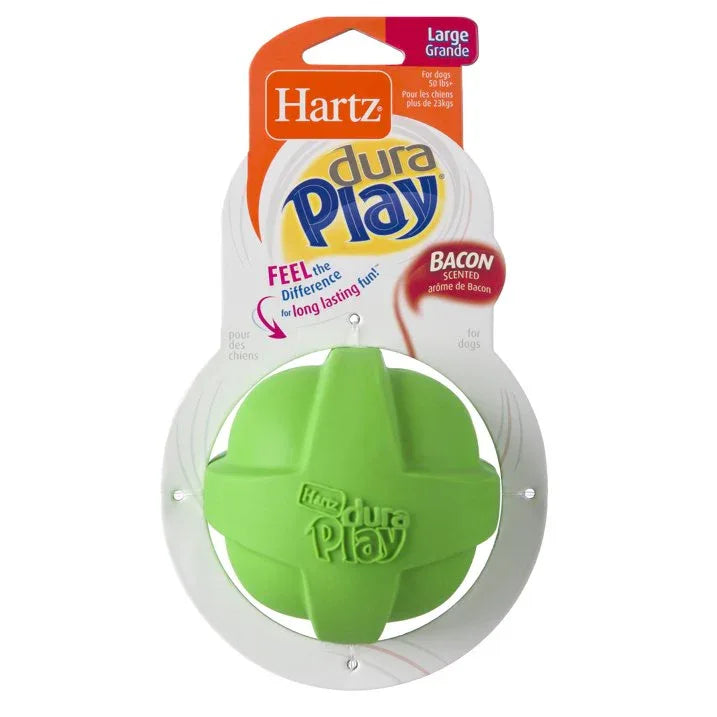 Wholesale Price with free shipping across the USA for Hartz Dura Play Ball Dog Toy, Large, Color May Vary - Manji Distributors