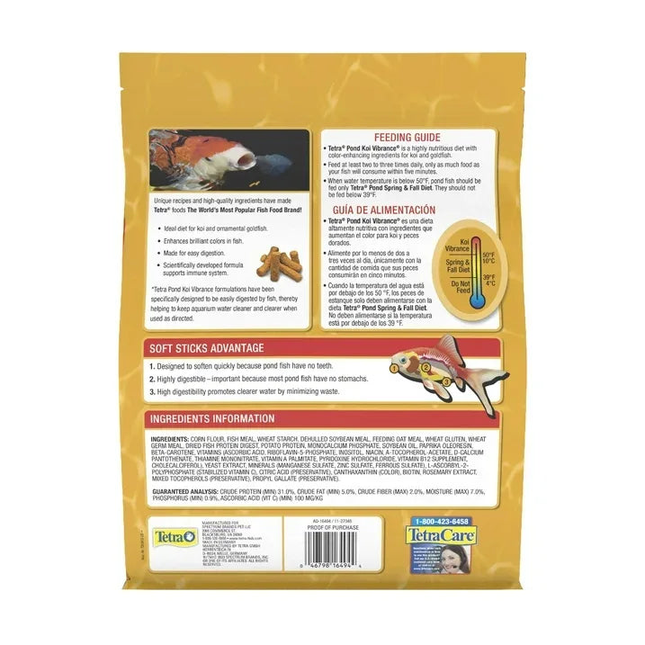Wholesale Price with free shipping across the USA for Tetra Pond Koi Vibrance Color Enhancing Floating Pond Fish Food, 1.43 lb - Manji Distributors