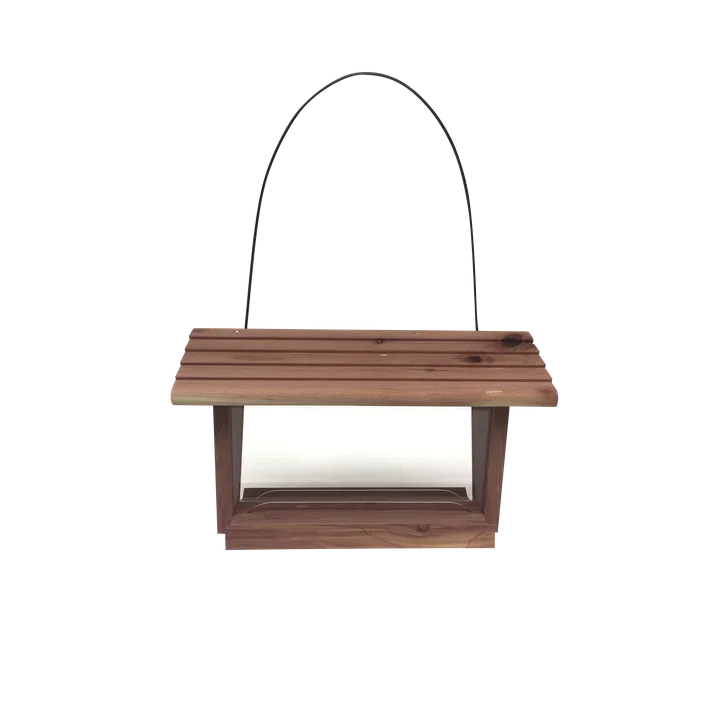 Wholesale Price with free shipping across the USA for Pennington Red Cedar Natures Friend Hopper Bird Feeder, 3 lb Capacity - Manji Distributors