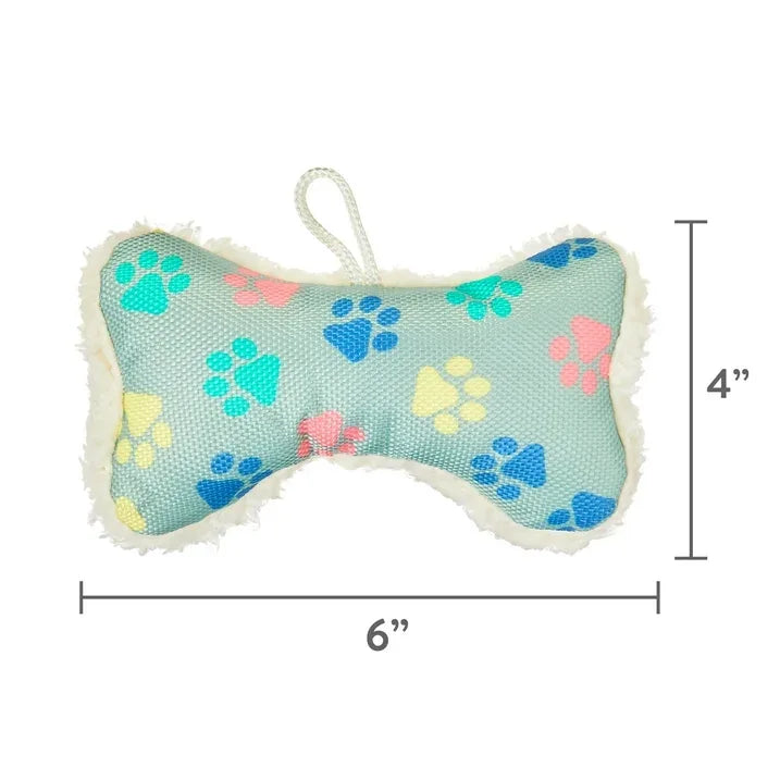 Wholesale Price with free shipping across the USA for (8 pack) Vibrant Life Cozy Buddy Squeaky Bone Dog Toy, Color May Vary, Chew Level 1 - Manji Distributors