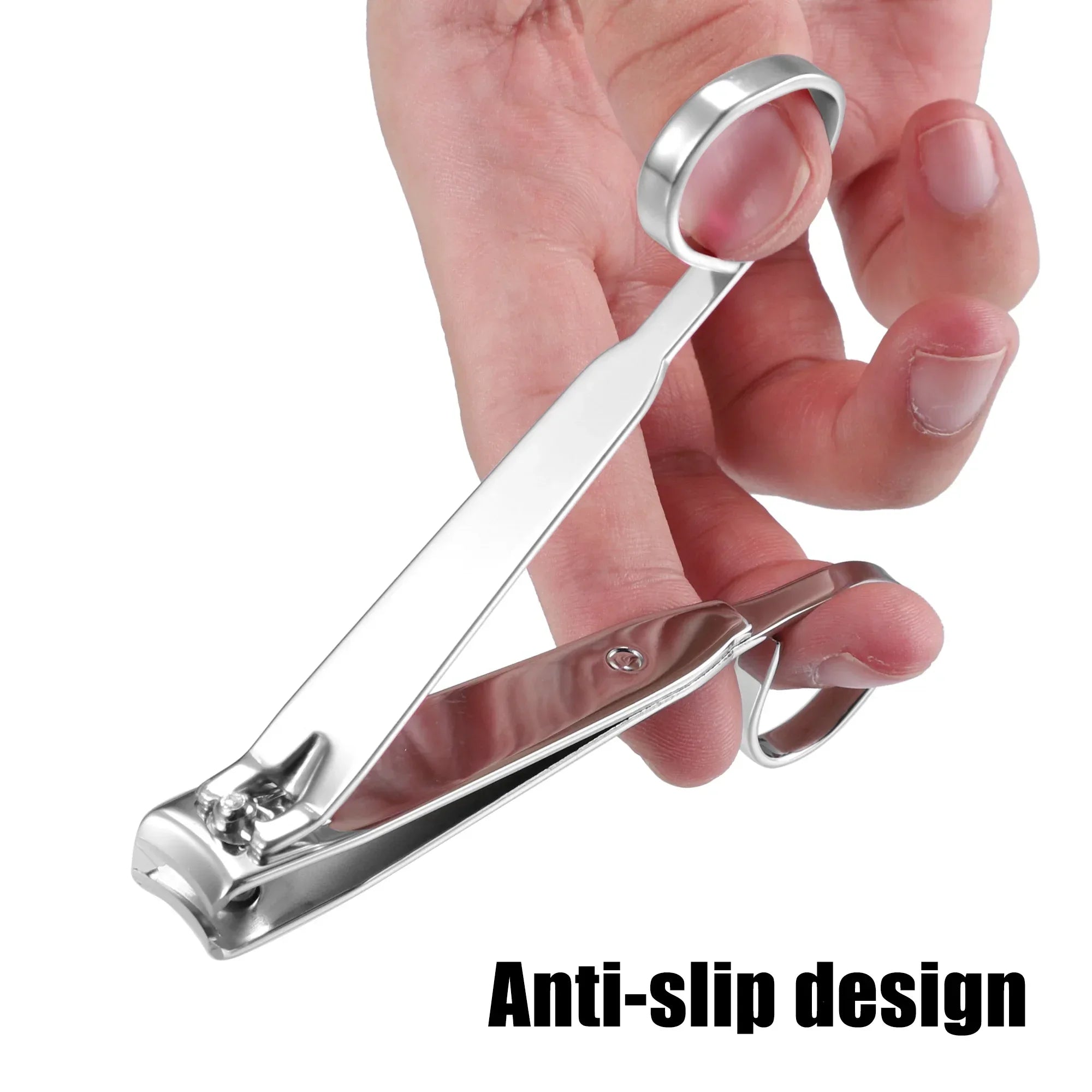 Wholesale Price with free shipping across the USA for Unique Bargains 2 Pcs Nail Cutter Set Professional Nail Clippers for Travel Silver Stone - Manji Distributors