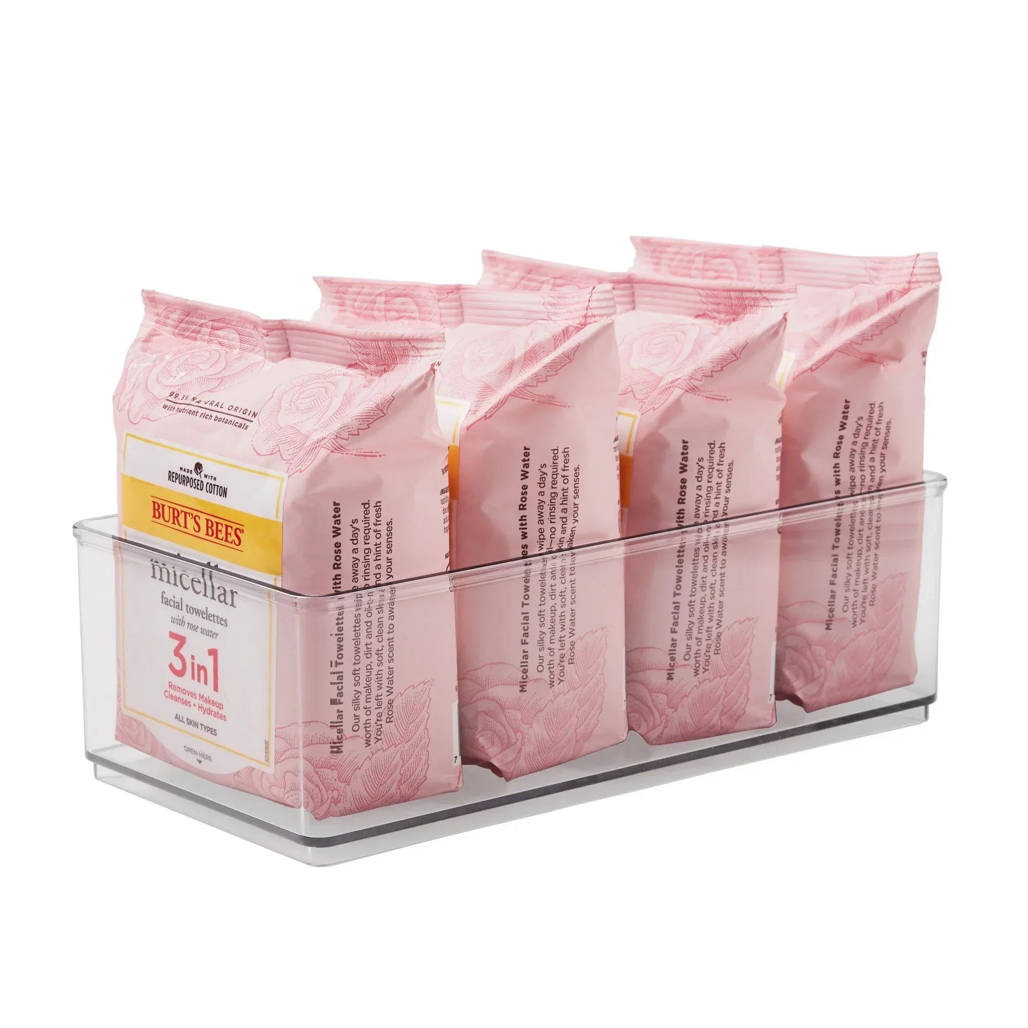 Wholesale Price with free shipping across the USA for The Home Edit 4 Piece Bath Storage Edit Clear Plastic Modular Storage System 10.63