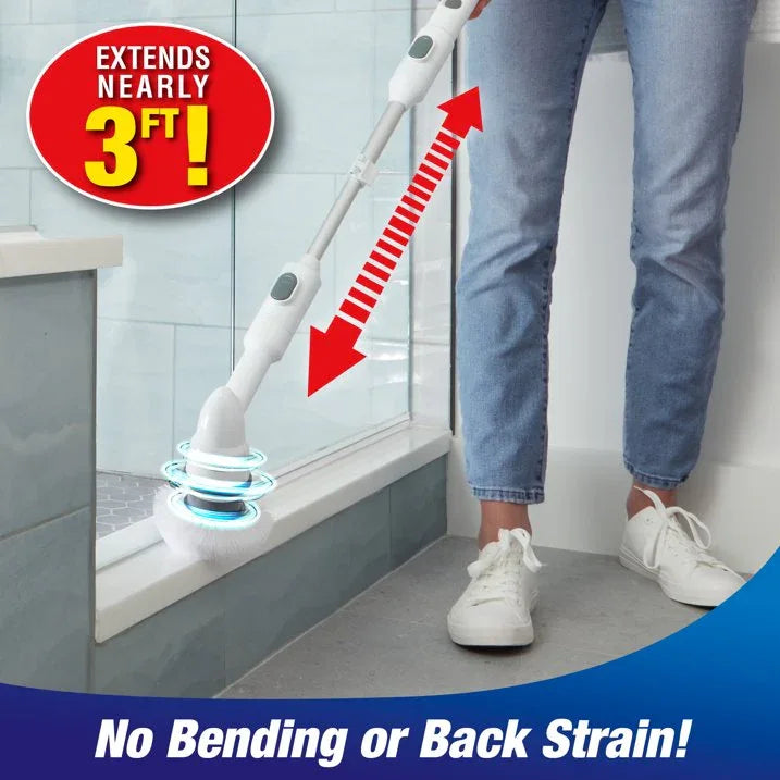 Wholesale Price with free shipping across the USA for Voom® Spin Scrubber, Cordless Scrubbing Brush, Powerful, Heavy-Duty & All-Purpose Brushes, Rechargeable - Manji Distributors