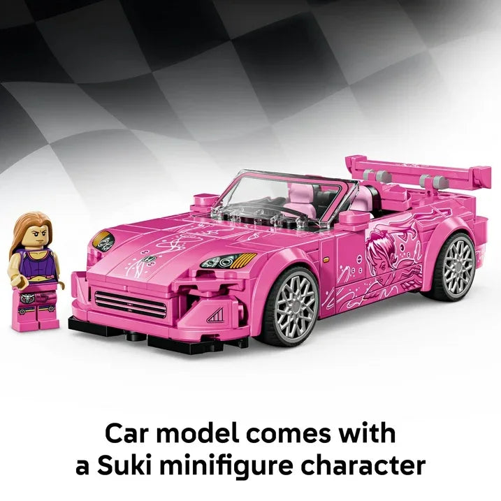 Wholesale Price with free shipping across the USA for LEGO Speed Champions 2 Fast 2 Furious Honda S2000 Car Toy for Kids, Boys, and Girls, Ages 9+ - Birthday Gift Idea for Race Car and Movie Fans - Includes Suki Minifigure - 77241 - Manji Distributors