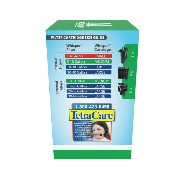 Wholesale Price with free shipping across the USA for Tetra Whisper Bio-Bag Disposable Filter Cartridges for Aquariums, Medium, 3 Count - Manji Distributors