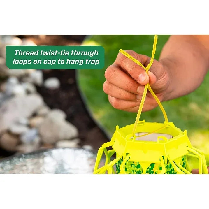 Wholesale Price with free shipping across the USA for RESCUE! Outdoor Hanging TrapStik for Wasps, Mud Daubers, and Carpenter Bees Insect Trap, 1 Pack - Manji Distributors