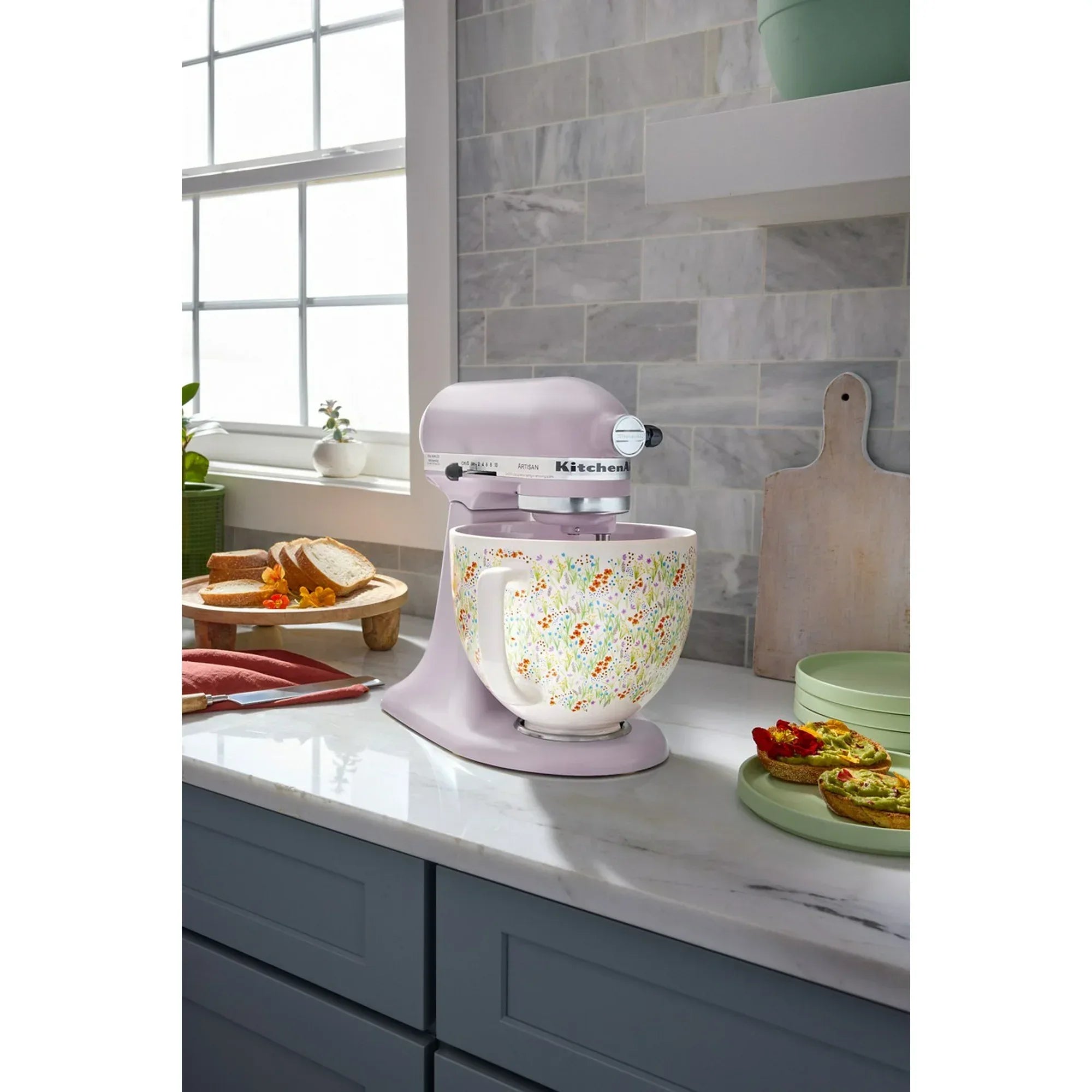 Wholesale Price with free shipping across the USA for KitchenAid Artisan Series 5-Quart Tilt-Head Stand Mixer, Wildflower, KSM156CXWF - Manji Distributors