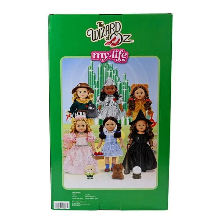 Wholesale Price with free shipping across the USA for My Life As Wizard of Oz Glinda Good Witch Posable 18-inch Doll, Medium Blonde Hair, Blue Eyes - Manji Distributors