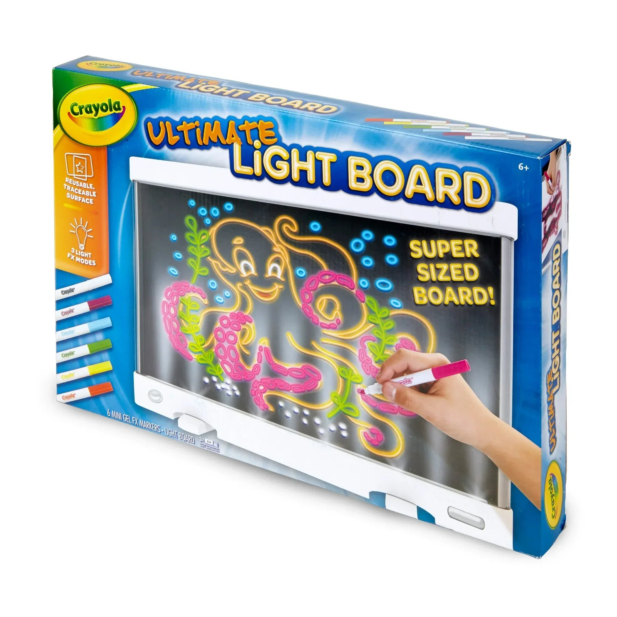 Wholesale Price with free shipping across the USA for Crayola Ultimate Light Board, White, Holiday & Christmas Gifts for Kids, LED Tracing & Drawing Board, Light Up Toy, Gift, Ages 6 & Up - Manji Distributors