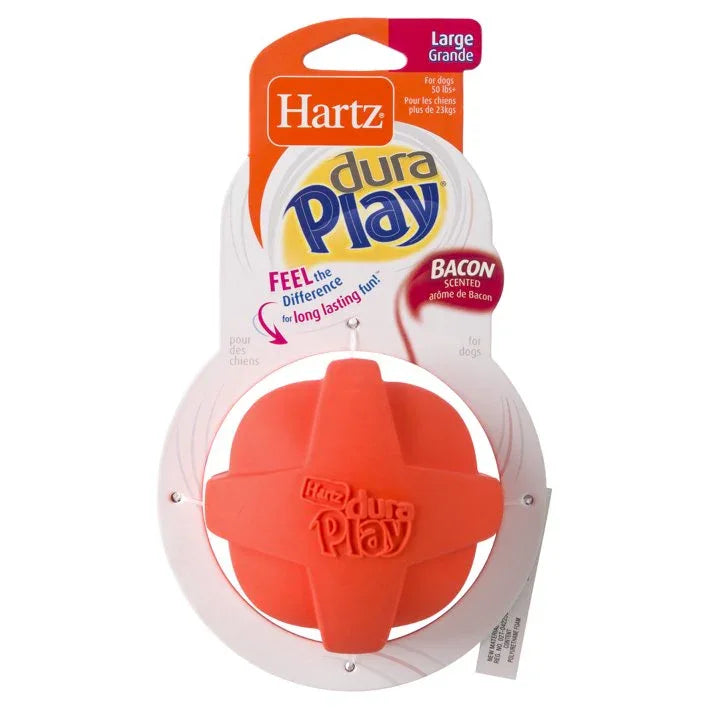 Wholesale Price with free shipping across the USA for Hartz Dura Play Ball Dog Toy, Large, Color May Vary - Manji Distributors