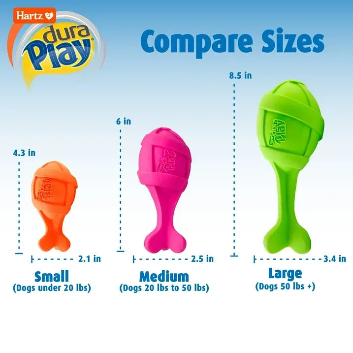 Wholesale Price with free shipping across the USA for Hartz Dura Play Rocket Dog Toy, Medium, Latex, Color May Vary - Manji Distributors