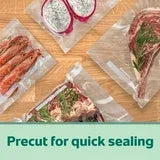 Wholesale Price with free shipping across the USA for FoodSaver Heavy Duty Vacuum Seal Bags, 1 Quart, 44 Count - Manji Distributors