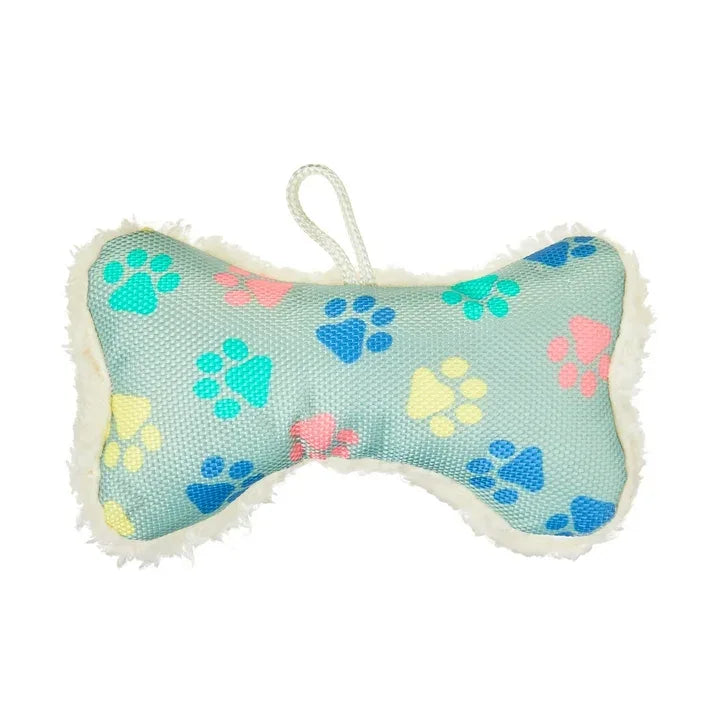 Wholesale Price with free shipping across the USA for (8 pack) Vibrant Life Cozy Buddy Squeaky Bone Dog Toy, Color May Vary, Chew Level 1 - Manji Distributors