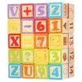 Wholesale Price with free shipping across the USA for Spark Create Imagine ABC Wooden Blocks, 40 Pieces, Baby and Toddler Toys for Ages 18 months and older - Manji Distributors