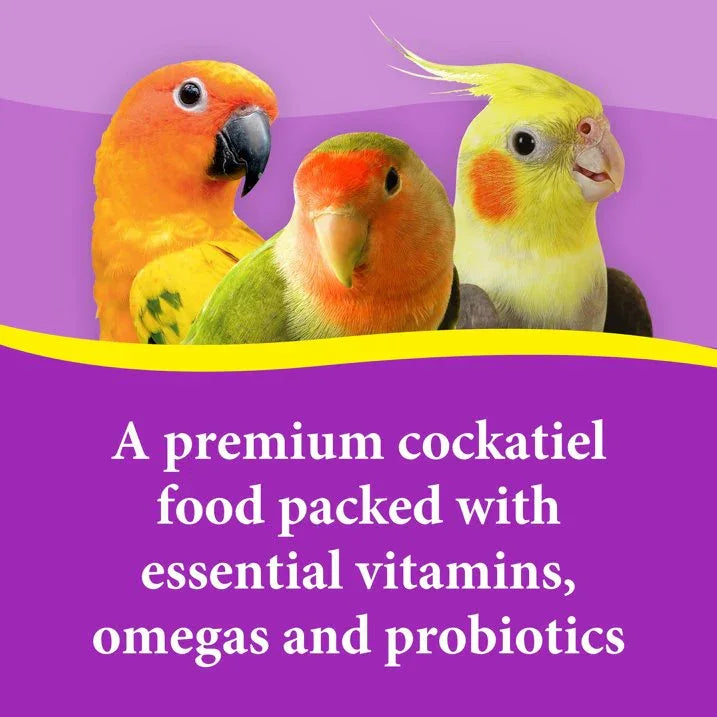 Wholesale Price with free shipping across the USA for 3-D Pet Products Premium Cockatiel Bird Food Seeds, with Probiotics, 4.5 lb. Stay Fresh Jar - Manji Distributors