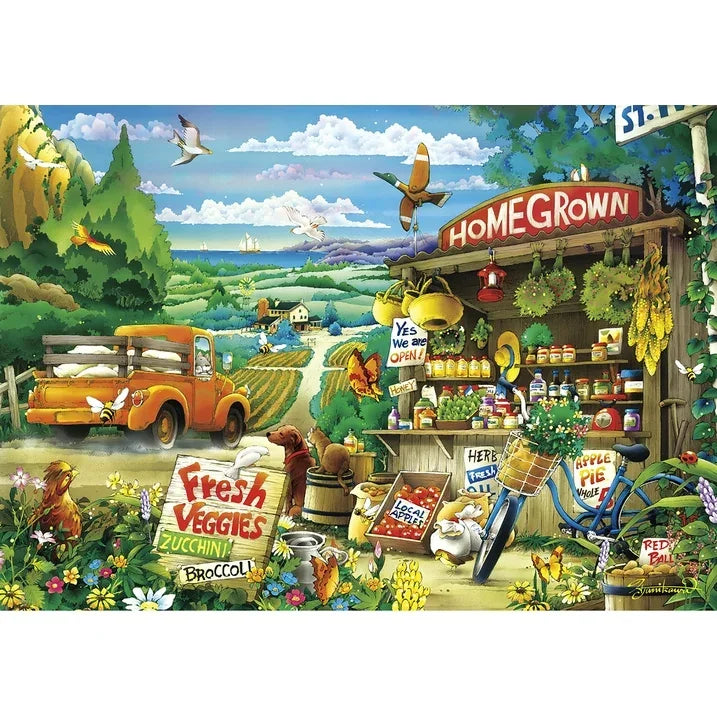 Wholesale Price with free shipping across the USA for Buffalo Games - Days to Remember - Country Road - 500 Piece Jigsaw Puzzle - Manji Distributors