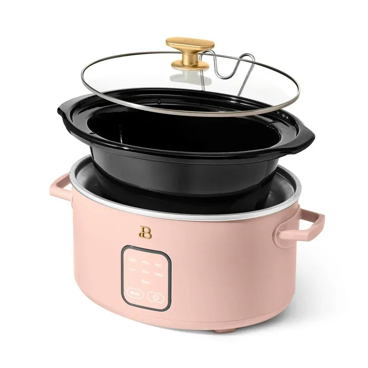 Wholesale Price with free shipping across the USA for Beautiful 4Qt Slow Cooker with Touch-Activated Display, Rose by Drew Barrymore - Manji Distributors