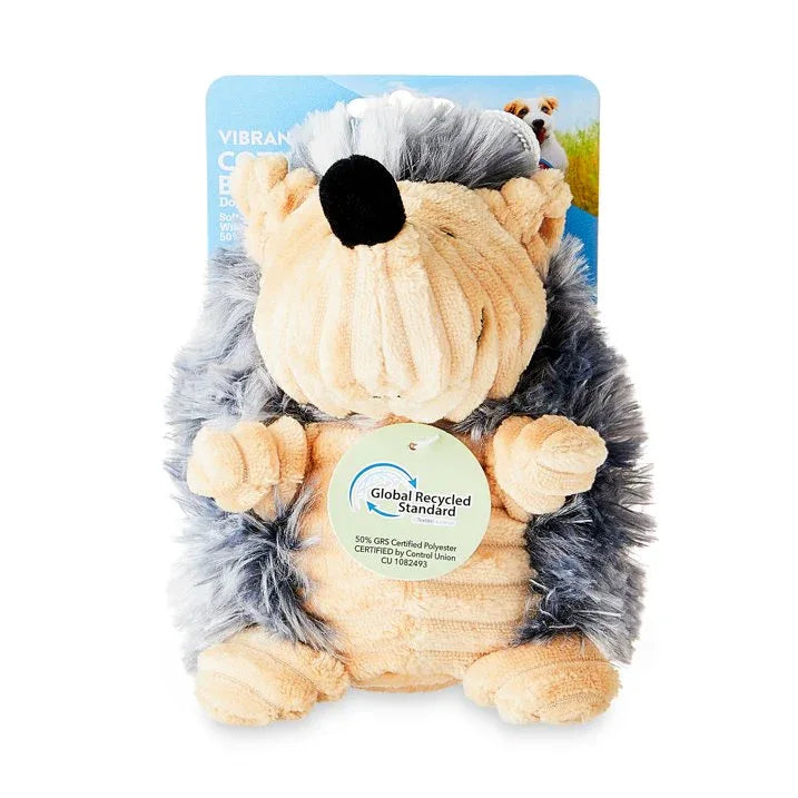 Wholesale Price with free shipping across the USA for Vibrant Life Cozy Buddy Hedgehog Squeaky Dog Toy - Manji Distributors