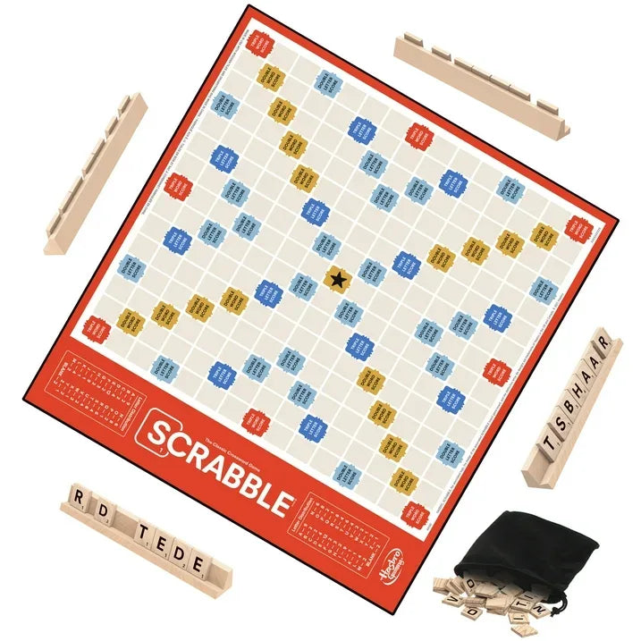 Wholesale Price with free shipping across the USA for Scrabble Board Game, Fun Family Game for 2-4 Players - Manji Distributors