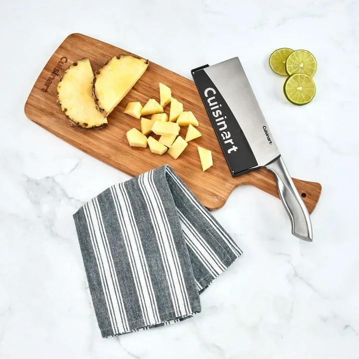 Wholesale Price with free shipping across the USA for Cuisinart Classic Stainless Steel 7” Cleaver Knife with Blade Guard - Manji Distributors