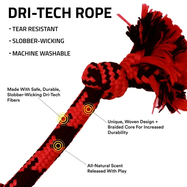 Wholesale Price with free shipping across the USA for Play by Playology Dog Toys | Rope Dog Toy | Scented Toy Tug of War Rope 2-Pack, Small - Manji Distributors