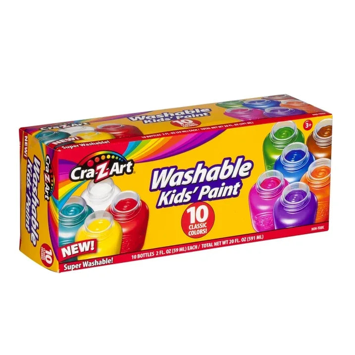 Wholesale Price with free shipping across the USA for (2 pack) Cra-Z-Art Poster Paint Pots - 10 Count, 2oz - Manji Distributors