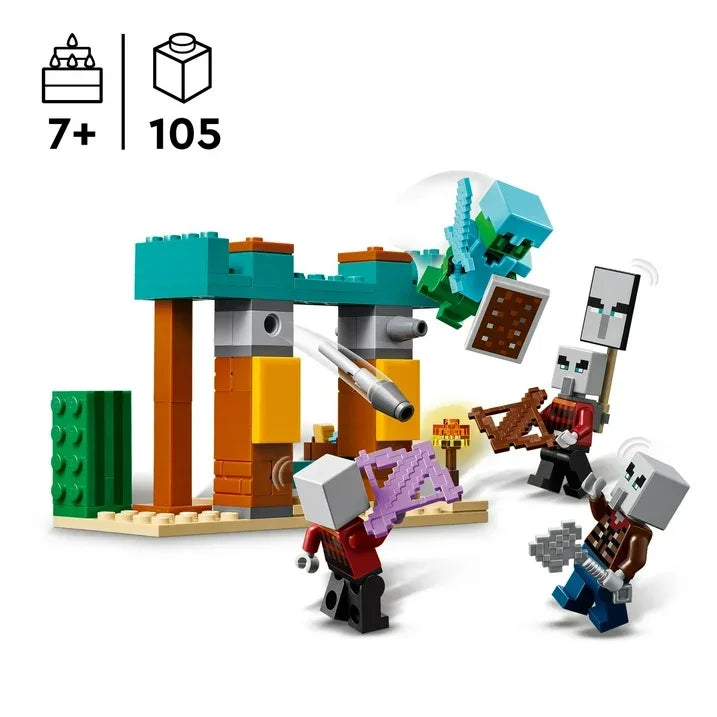 Wholesale Price with free shipping across the USA for LEGO Minecraft Gift Set - 5 epic sets with 15 characters in 1 Box: Steve’s Desert Expedition, The Armory, The Nether Lava Battle, The Illager Desert Patrol, and The Lush Cave Fight - 66805 - Manji Distributors