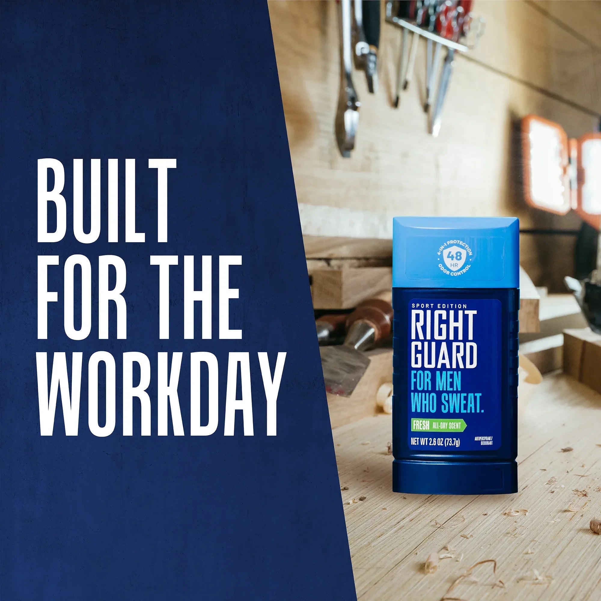 Wholesale Price with free shipping across the USA for Right Guard Sport Antiperspirant & Deodorant Invisible Solid for Men, Fresh, 2.6 oz. (2 Ct.) - Manji Distributors