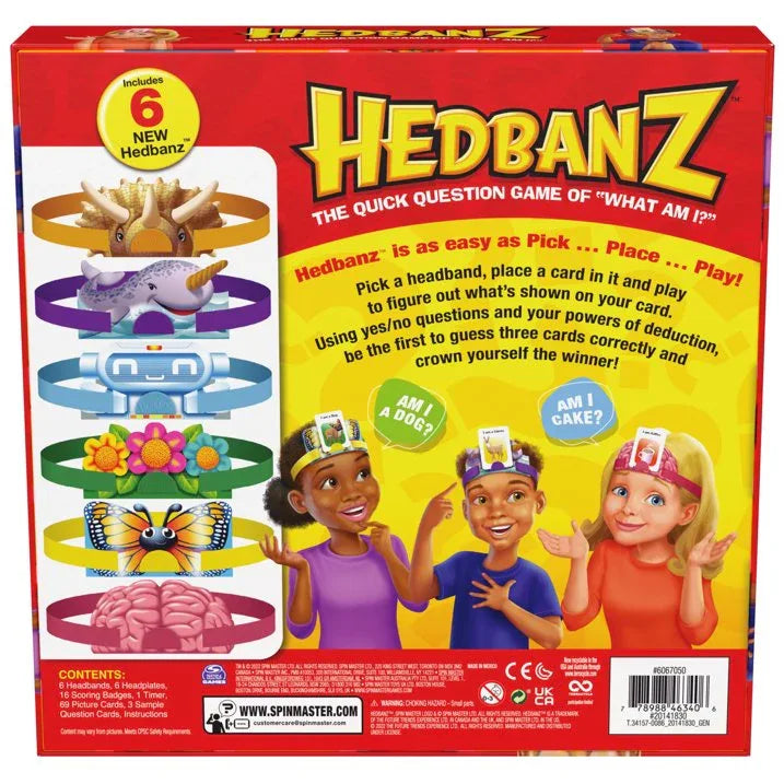 Wholesale Price with free shipping across the USA for Hedbanz 2nd Edition Picture Guessing Board Game with 25 Bonus Cards Walmart Exclusive - Manji Distributors
