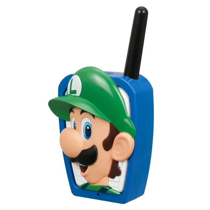 Wholesale Price with free shipping across the USA for Super Mario Extended Range Walkie Talkies - Action Figures - Push to Talk Button, Children Ages 3+ - Manji Distributors