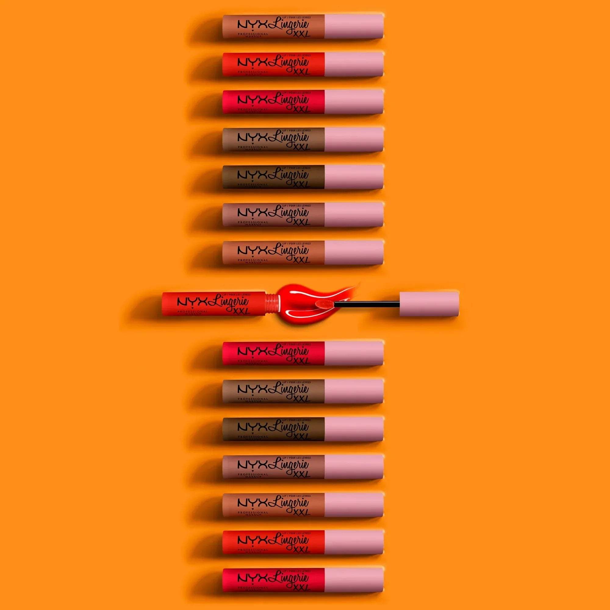 Wholesale Price with free shipping across the USA for NYX Professional Makeup Lip Lingerie XXL Matte Liquid Lipstick, Gettin Caliente - Manji Distributors
