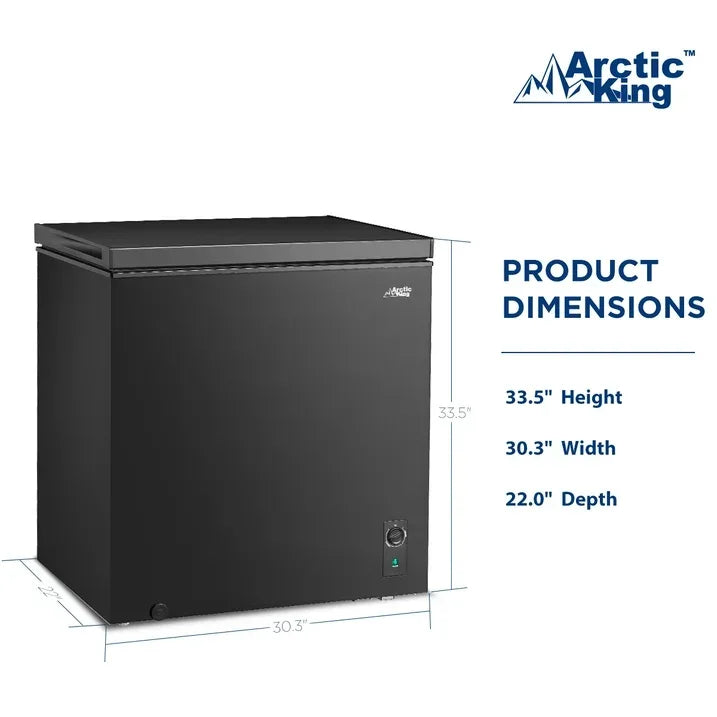 Wholesale Price with free shipping across the USA for Arctic King 7.0 Cu ft Chest Freezer, Convertible, Black - Manji Distributors