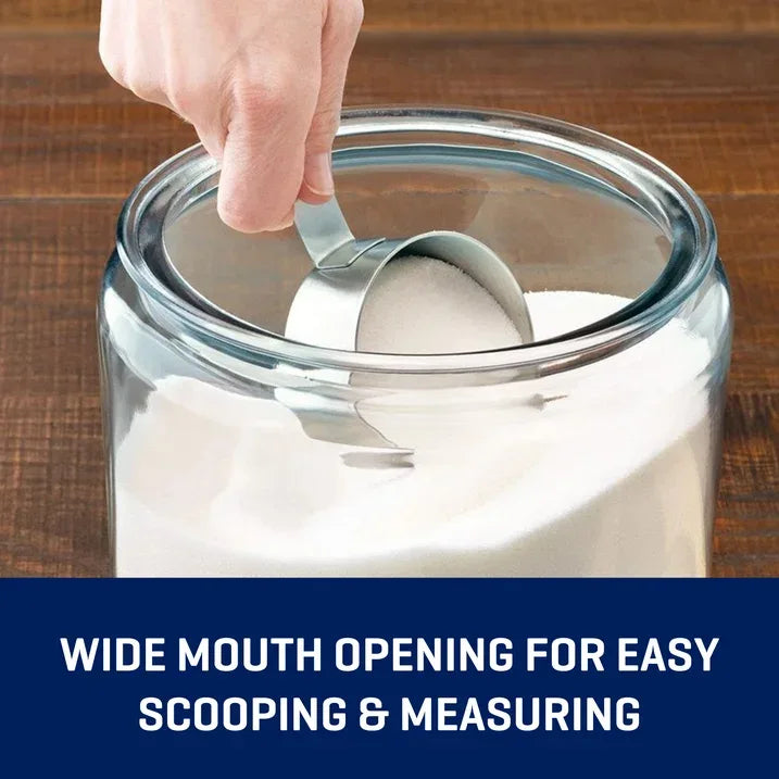 Wholesale Price with free shipping across the USA for Anchor Hocking Heritage Hill Glass Jar with Lid, 3 Quart - Manji Distributors