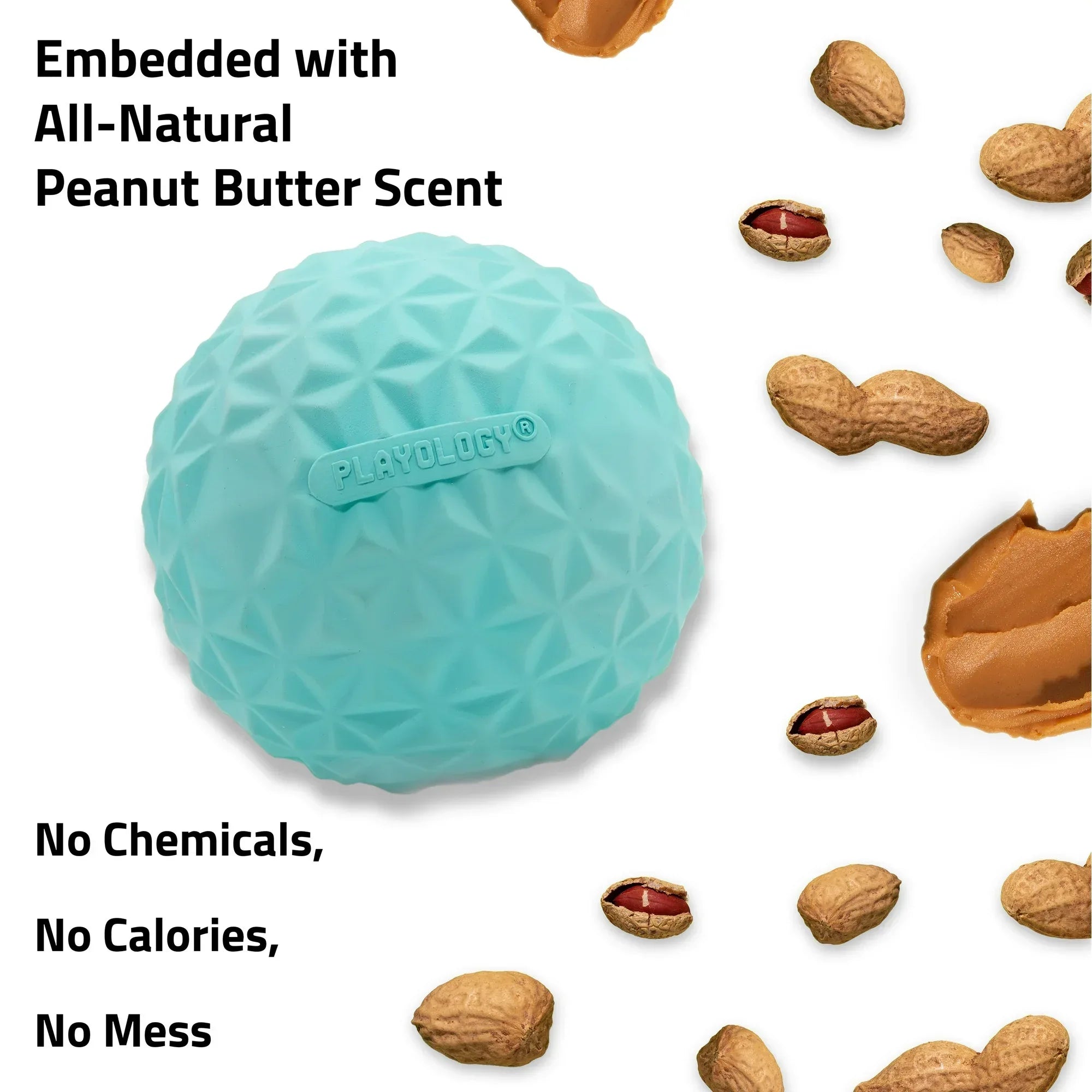 Wholesale Price with free shipping across the USA for Play by Playology Dog Toys | Interactive Dog Balls | Crunchy Ball Toy 2-Pack - Manji Distributors