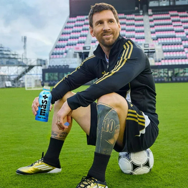 Wholesale Price with free shipping across the USA for Más+ by Messi Hydration Sports Drink Variety, 12 Pack, 12 fl oz Bottles - Manji Distributors