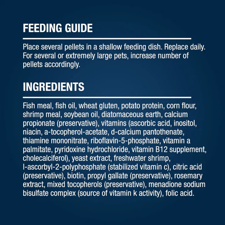 Wholesale Price with free shipping across the USA for Tetra Hermit Crab Cakes Food Pellets for All Land Crabs, 1.58 oz - Manji Distributors