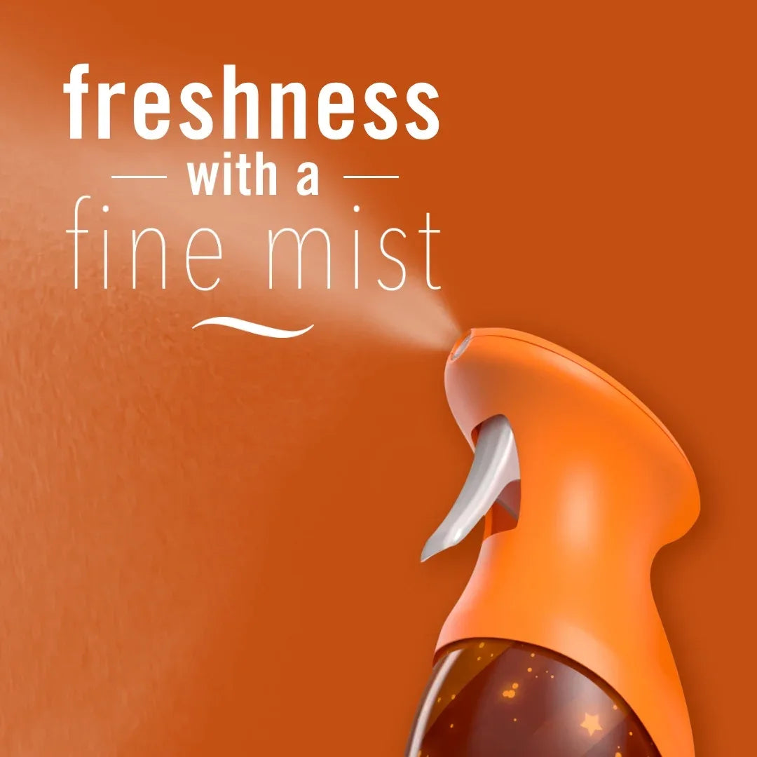 Wholesale Price with free shipping across the USA for Febreze Air Mist, Odor-Fighting Air Freshener, Pumpkin Roll, 8.8 oz. Aerosol, Pack of 2 - Manji Distributors