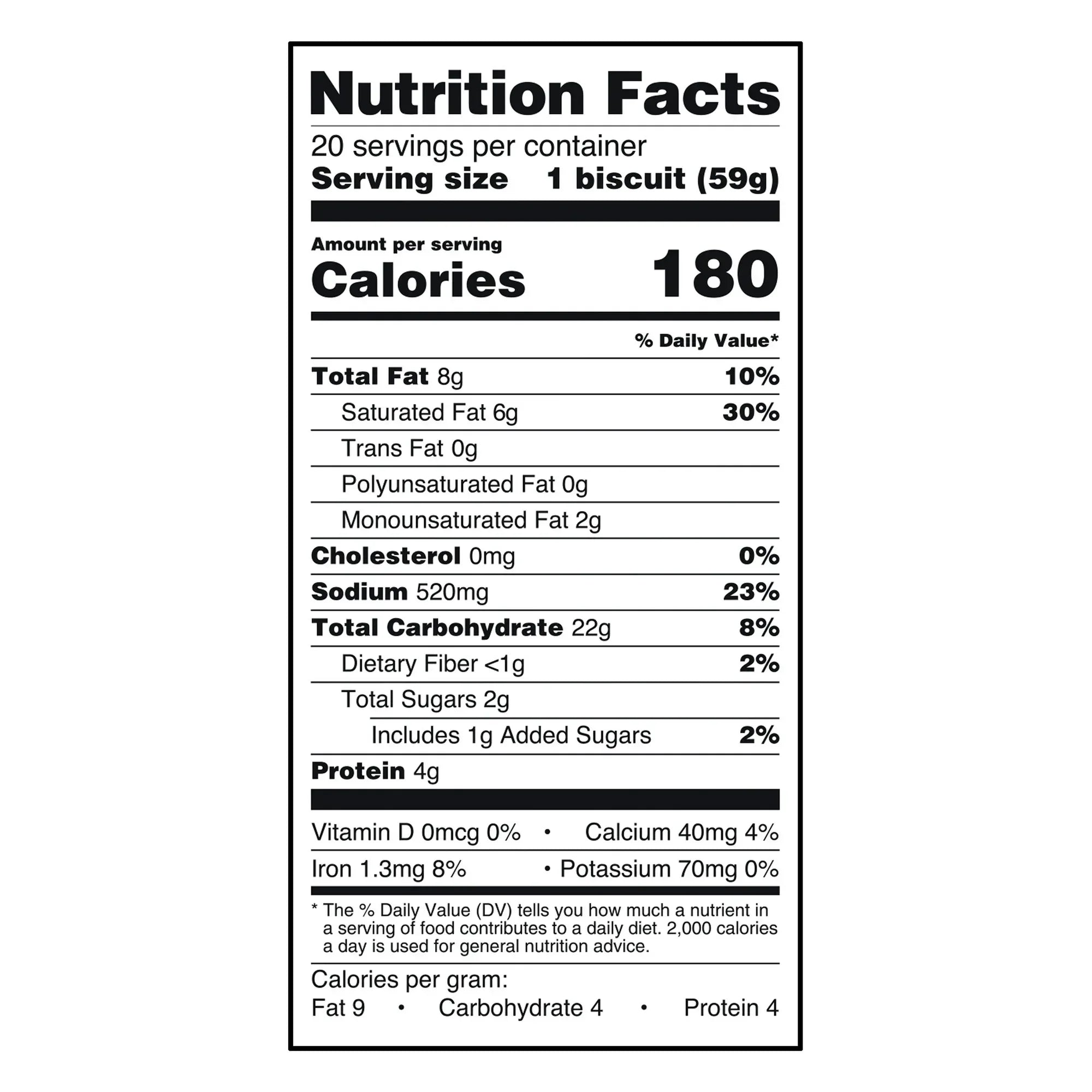 Wholesale Price with free shipping across the USA for Great Value Buttermilk Biscuits, 41.6 oz, 20 Count - Manji Distributors