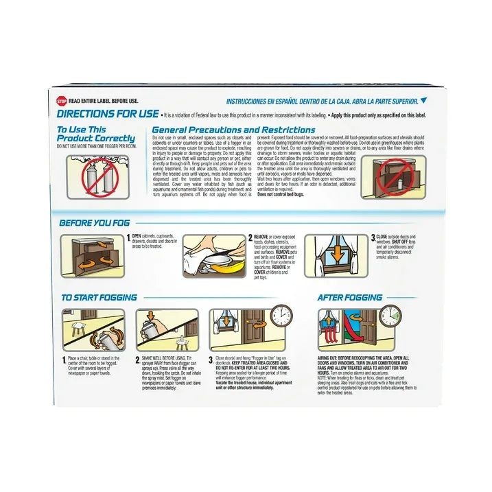 Wholesale Price with free shipping across the USA for Hot Shot No Mess! Fogger with Odor Neutralizer, Kills Carpenter Ants, Spiders, Fleas and More, 3 Count - Manji Distributors