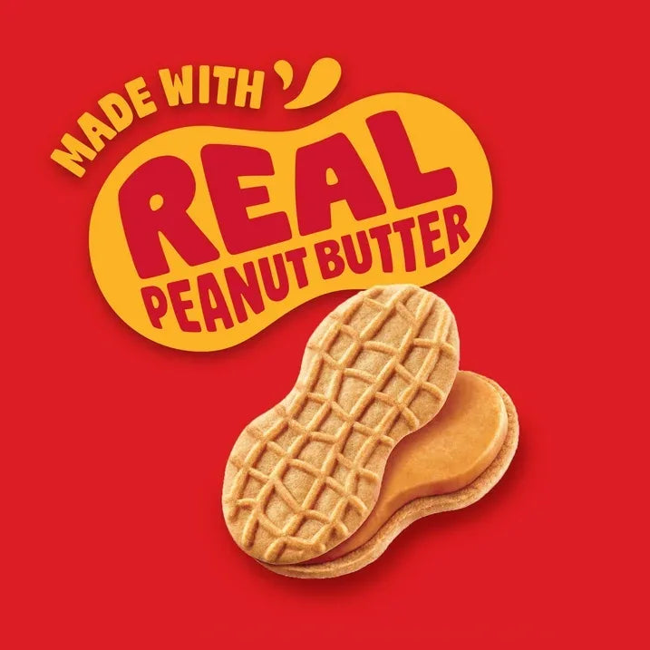 Wholesale Price with free shipping across the USA for NUTTER BUTTER Peanut Butter Sandwich Cookies, 10 Snack Packs (4 Cookies Per Pack) - Manji Distributors