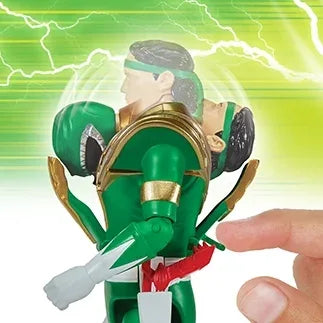 Wholesale Price with free shipping across the USA for Mighty Morphin Power Rangers: Re-Ignition - Auto-Morphin Green Ranger Action Figure by Playmates Toys - Manji Distributors